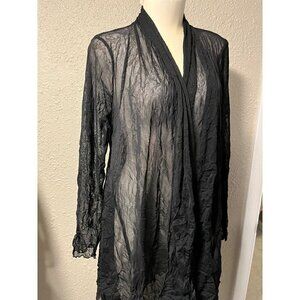 nwt BLACK FOCUS LARGE CARDIGAN POLYESTER